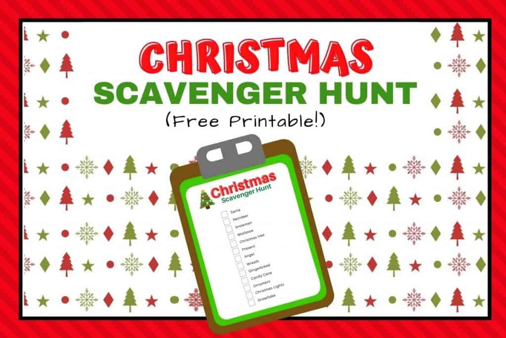 Christmas Scavenger Hunt Printable for Kids – The Wild, Wild West ...