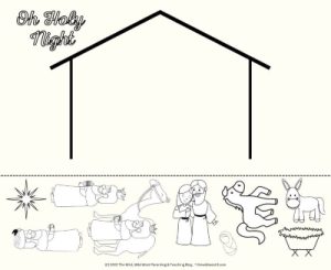 Easy Nativity Printable Craft for Preschoolers and Early Elementary ...